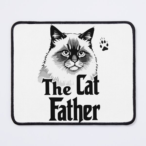 Item preview, The cat father, black and white. designed and sold by JonathanP514.