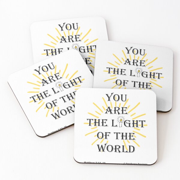 Item preview,  You are the light of the world Matthew 5:14-16 Bible Verse Christian Design designed and sold by JanderraDesigns.