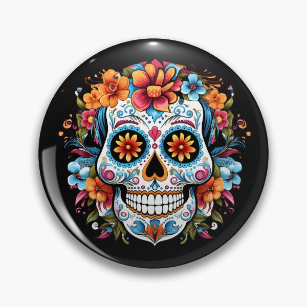 Item preview, Floral Fiesta Calavera designed and sold by Simply Figs.