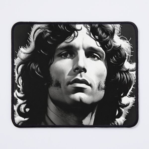 Item preview, Jim Morrison Black And White Artwork | TheAmericanPoet designed and sold by TheAmericanPoet.