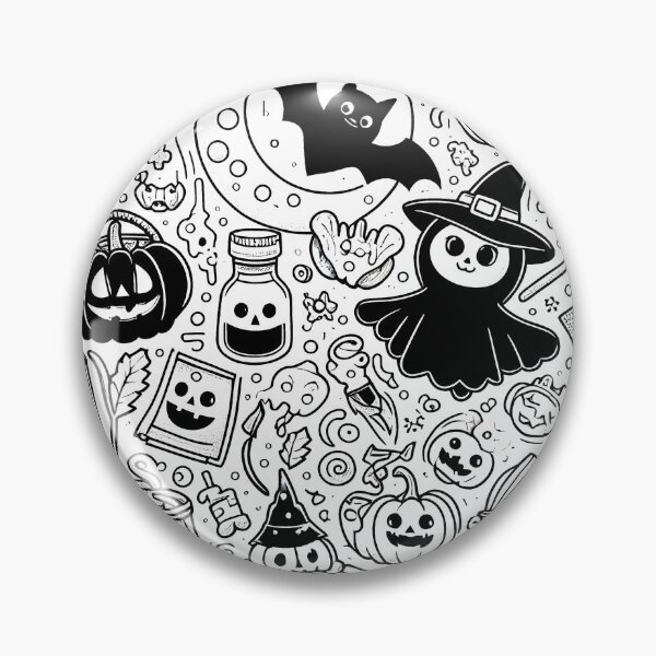 Item preview, Halloween Boo! Doodle designed and sold by Thai Vibe Studio.