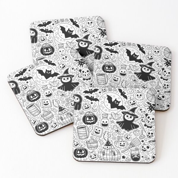 Item preview, Halloween Boo! Doodle designed and sold by Thai Vibe Studio.