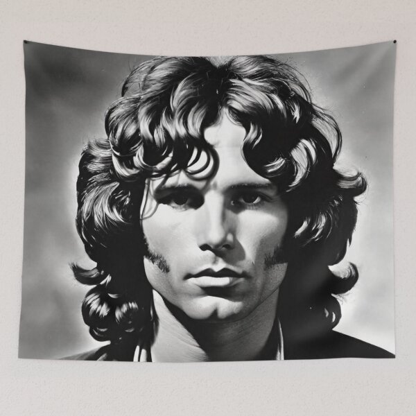 Item preview, Jim Morrison Black And White Art | TheAmericanPoet | The Doors Art designed and sold by TheAmericanPoet.