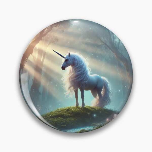 Item preview, Radiant Unicorn: Guardian of the Enchanted Forest designed and sold by aunins7.