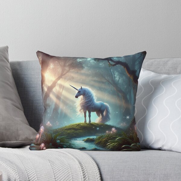 Item preview, Radiant Unicorn: Guardian of the Enchanted Forest designed and sold by aunins7.