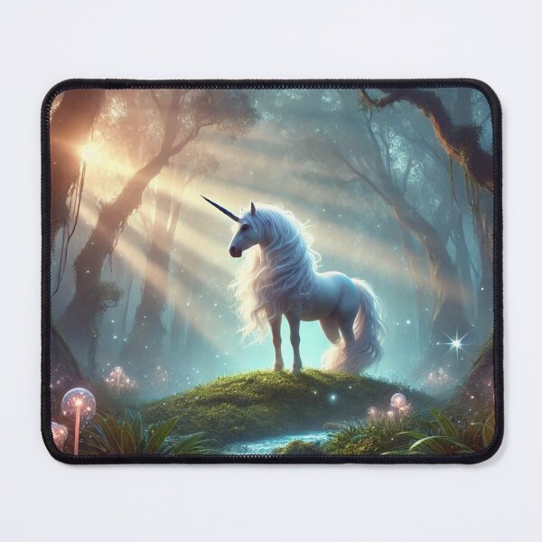 Item preview, Radiant Unicorn: Guardian of the Enchanted Forest designed and sold by aunins7.