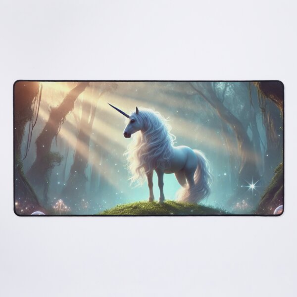 Item preview, Radiant Unicorn: Guardian of the Enchanted Forest designed and sold by aunins7.