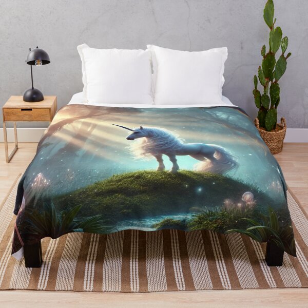 Item preview, Radiant Unicorn: Guardian of the Enchanted Forest designed and sold by aunins7.