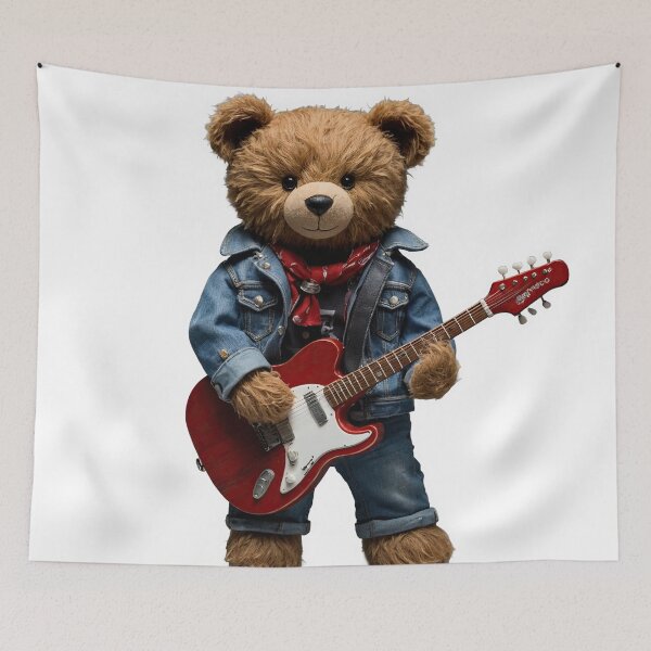Item preview, Singer-songwriter bear with guitar designed and sold by Osintown.