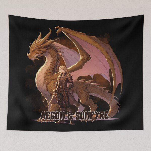 Item preview, Aegon & Sunfyre Dragon designed and sold by Kormix.