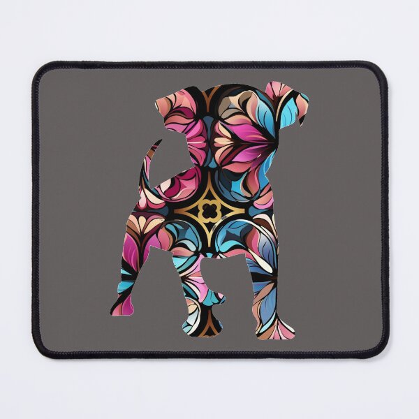 Item preview, Geometric Motif Love Friendship Bonding Puppy Dog designed and sold by G-M-Designs.