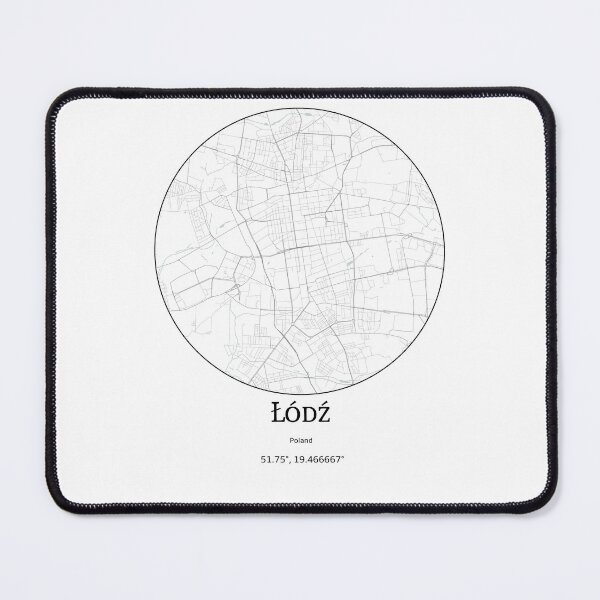 Item preview, Topography of Łódź designed and sold by JohnnysHeath.