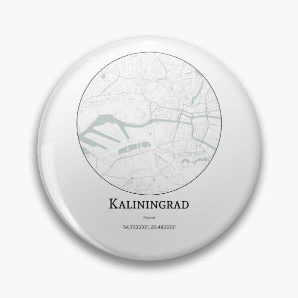 Item preview, Topography of Kaliningrad designed and sold by JohnnysHeath.