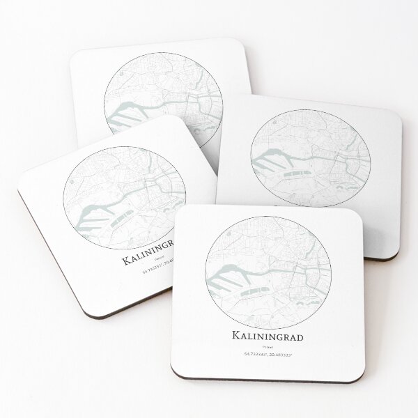 Item preview, Topography of Kaliningrad designed and sold by JohnnysHeath.