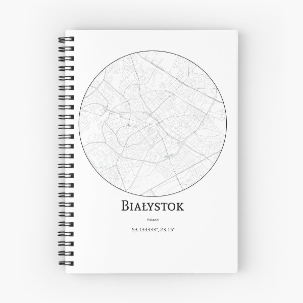 Item preview, Topography of Białystok designed and sold by JohnnysHeath.