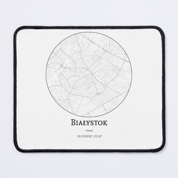 Item preview, Topography of Białystok designed and sold by JohnnysHeath.