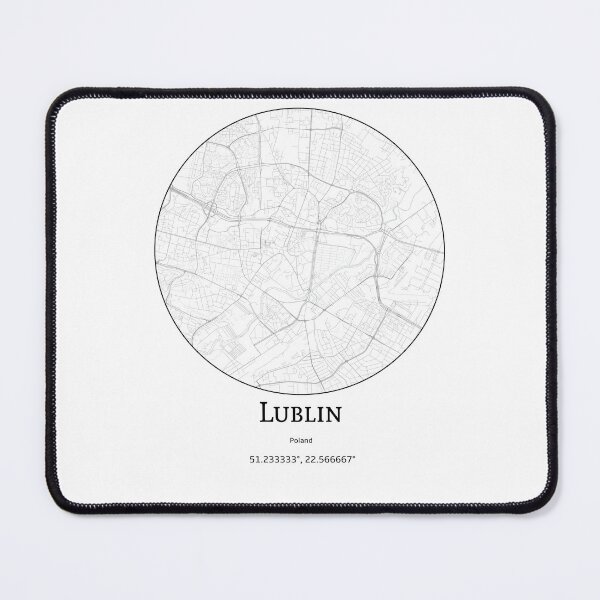 Item preview, Topography of Lublin designed and sold by JohnnysHeath.