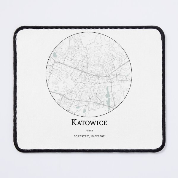 Item preview, Topography of Katowice designed and sold by JohnnysHeath.