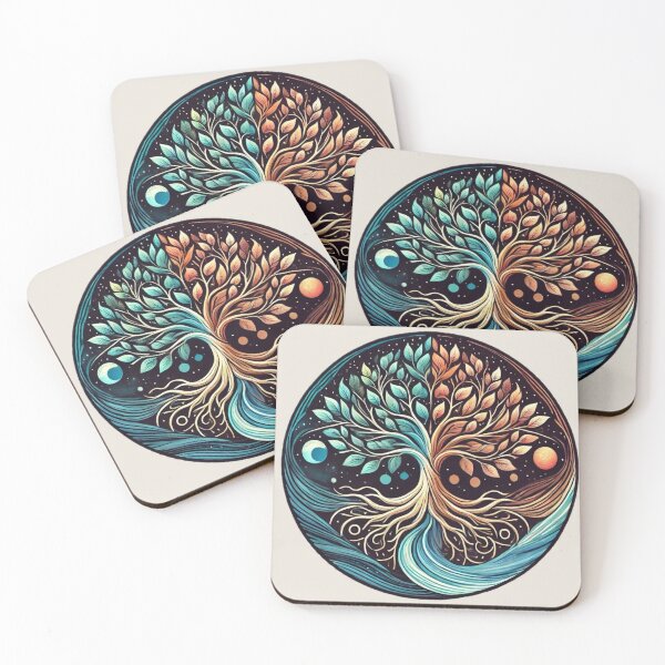Item preview, Tree of Life with Plato’s Five Elements designed and sold by CreationbyNiki.