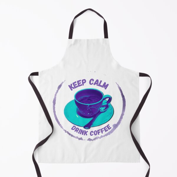 Item preview, Keep Calm Drink Coffee Lover funny quote coffee adict designed and sold by Merle Art.