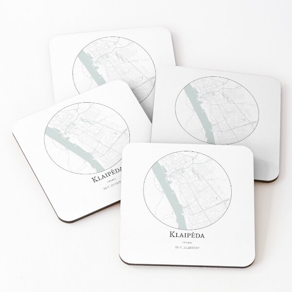 Item preview, Topography of Klaipeda designed and sold by JohnnysHeath.
