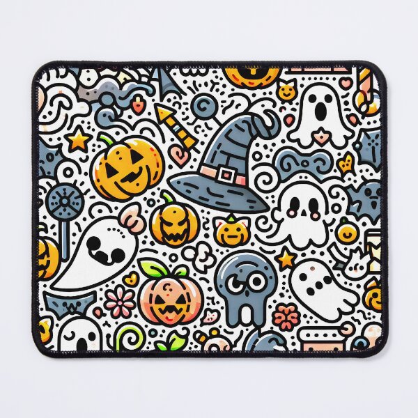 Item preview, Pumpkin Halloween Doodle designed and sold by Thai Vibe Studio.