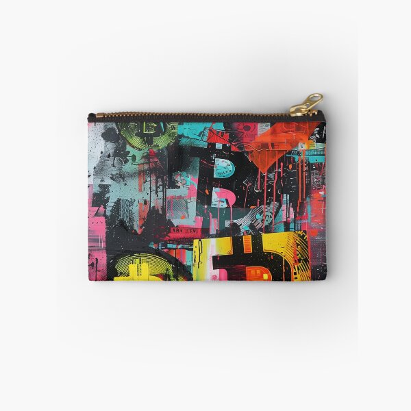 Item preview, Bitcoin Abstract Cryptocurrency Crypto Trading designed and sold by IkiruCo.