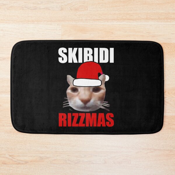 Item preview, Skibidi Rizzmas Low Quality Cat designed and sold by ninthstreet.