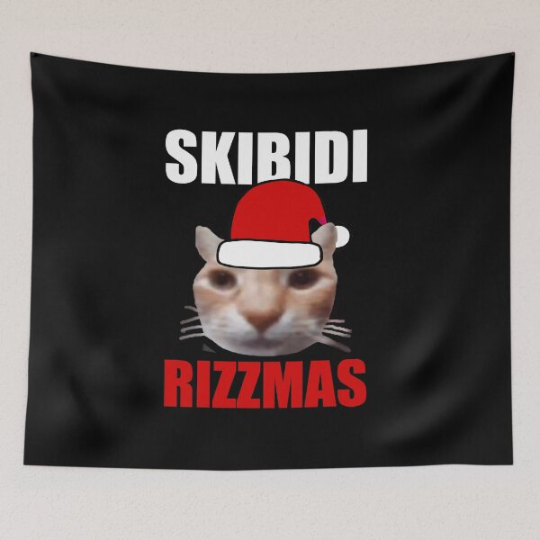 Item preview, Skibidi Rizzmas Low Quality Cat designed and sold by ninthstreet.