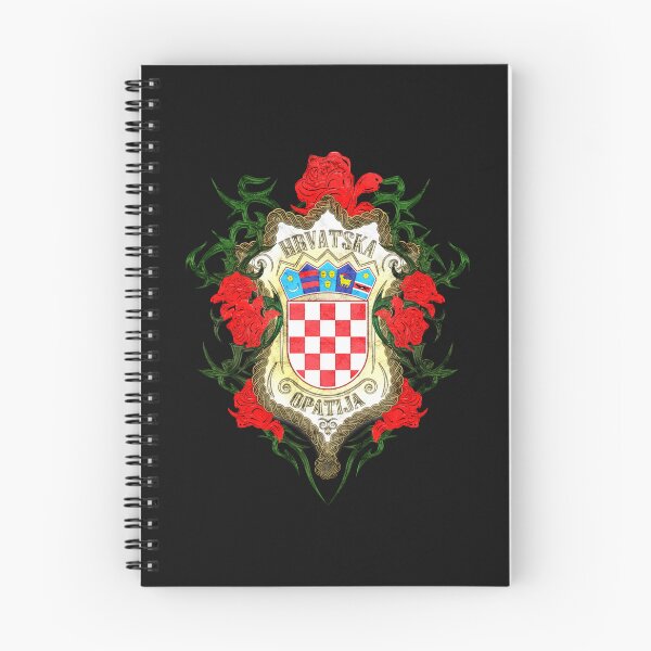 Item preview, Croatian Coat Of Arms With Roses And The Name Of The City "Opatija" designed and sold by MC Art Studio.