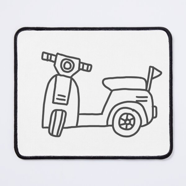 Item preview, Classic Motorcycle by DRAW WITH BOO designed and sold by DRAW-WITH-BOOO.