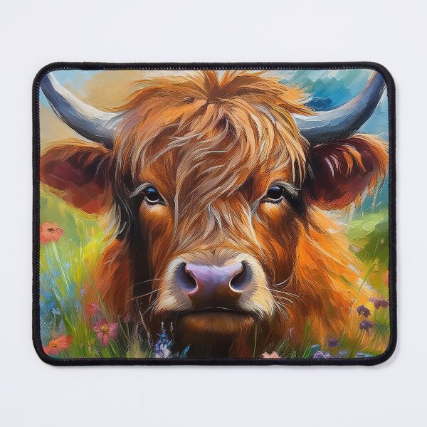 Item preview, Highland cow in spring designed and sold by GeoffBeattie.