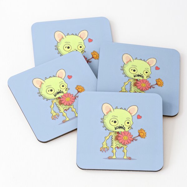 Item preview, Cute Zombie Cat with Flowers Quirky Halloween Design designed and sold by Cherry-Cat.