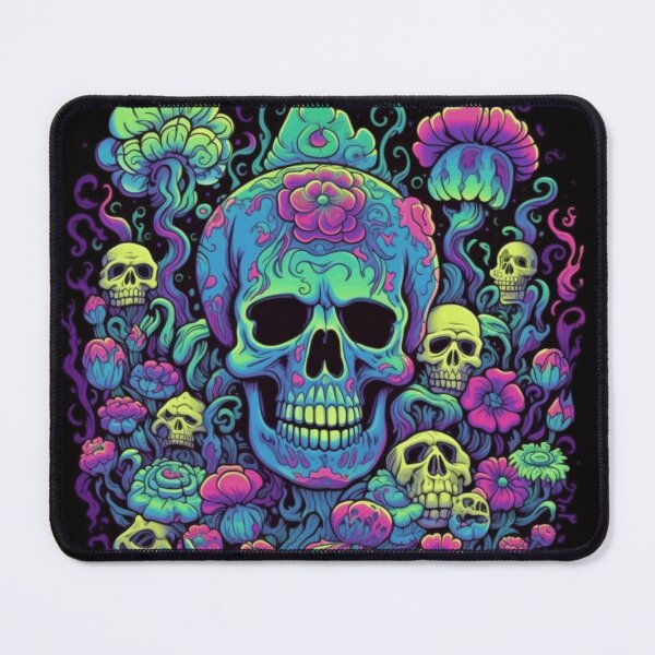 Item preview, Neon skull- Halloween gothic eerie October 31 designed and sold by cocomelon168.