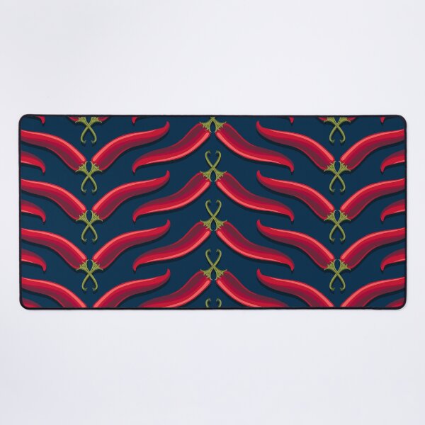 Item preview, Hot pepper, ladder stripe, Dark blue background designed and sold by Alex  Blud.