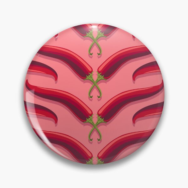 Item preview, Hot pepper, ladder stripe, Pink background designed and sold by Alex  Blud.