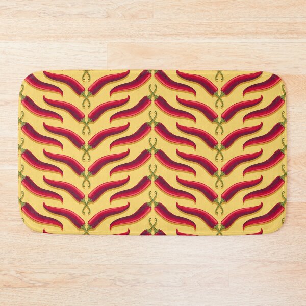 Item preview, Hot pepper, ladder stripe, Yellow background designed and sold by Alex  Blud.