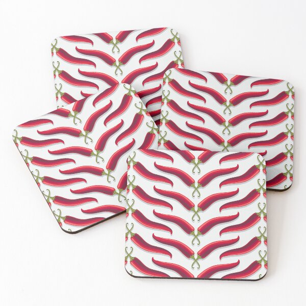 Item preview, Hot pepper, ladder stripe, White background designed and sold by Alex  Blud.