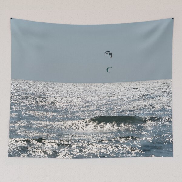 Item preview, Shimmering Sea Kitesurfing Action designed and sold by Georgia Mizuleva.