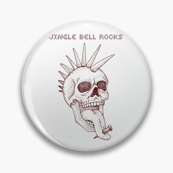 Item preview, Jingle Bell Rocks Skull designed and sold by Simpledits.