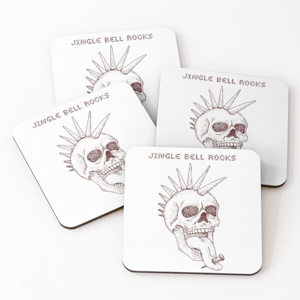 Item preview, Jingle Bell Rocks Skull designed and sold by Simpledits.