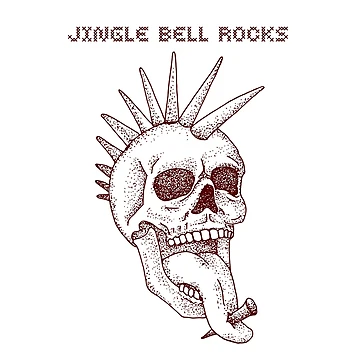 Artwork thumbnail, Jingle Bell Rocks Skull by Simpledits