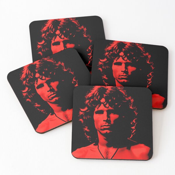 Artikelvorschau, Jim Morrison Dunkelrotes Kunstwerk | TheAmericanPoet entworfen und verkauft von TheAmericanPoet.