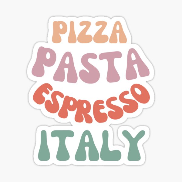 Item preview, Pizza Pasta Espresso Italy Slogan Vacation Family Trip Gift Italian Honeymoon designed and sold by LostinFlorence.