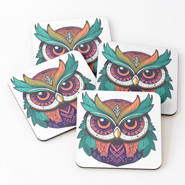 Item preview, Owl Tribal Colorful designed and sold by Cannaxes Studio.