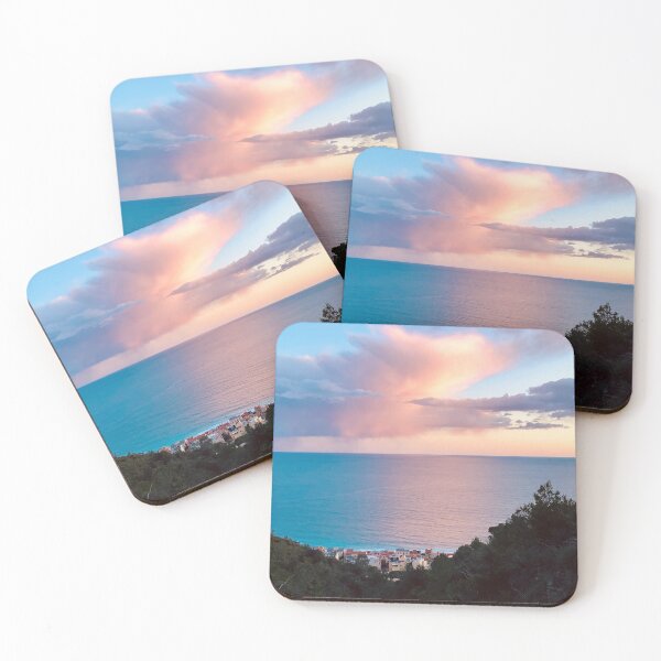 Item preview, Seaside View at Sunset above Varigotti designed and sold by Quoppidou.