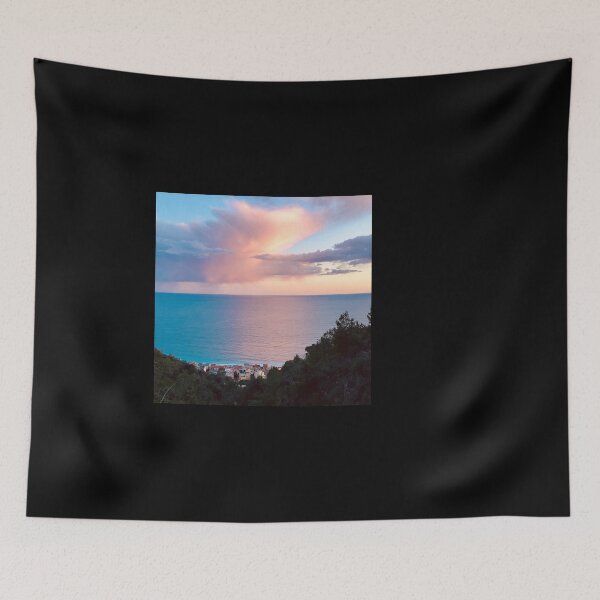 Item preview, Seaside View at Sunset above Varigotti designed and sold by Quoppidou.