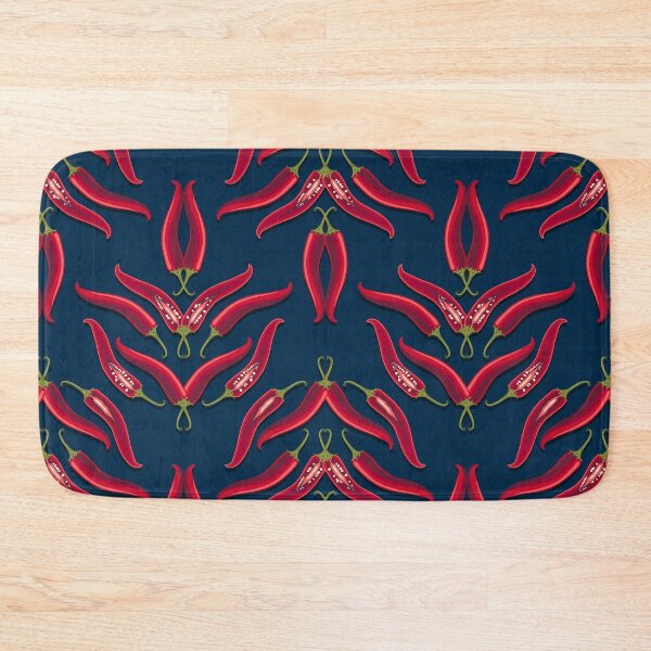 Item preview, Hot pepper, imitation flower, Dark blue background designed and sold by Alex  Blud.