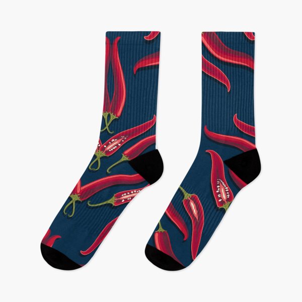 Item preview, Hot pepper, imitation flower, Dark blue background designed and sold by Alex  Blud.