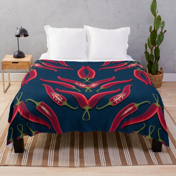 Item preview, Hot pepper, imitation flower, Dark blue background designed and sold by Alex  Blud.
